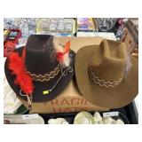 (2) Vintage Western Hats