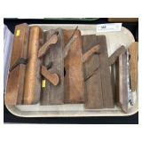 Grouping Vintage Wooden Molding Planes