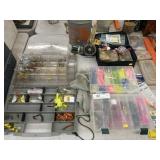 Assortment of Fishing Lures and Tackle