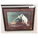 Reproduction Framed Advertisement