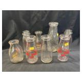 Assortment of Milk Bottles