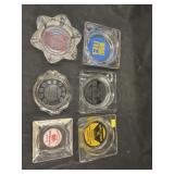 (6) Advertising Ashtrays