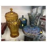 Grouping Art & Carnival Glass