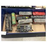 O Scale Locomotives w/ American Flyer Freight Cars