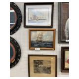 Oil on Canvas w/ (2) Framed Prints