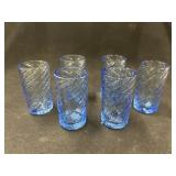 (6) Blown Shot Glasses