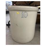 #10 Straight -Sided Storage Crock