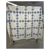 Vintage Diamond Pattern Quilt