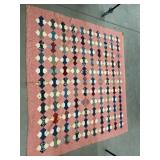 Vintage Diamond Pattern Quilt