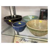 Grouping Stoneware Bowls
