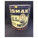 Vintage Pretzel Tin