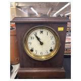 Walnut Case Shelf Clock