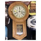 Oak Regulator Wall Clock