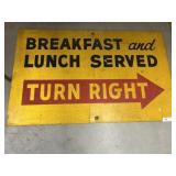 Steel Single-Sided Sign