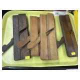 (4) Vintage Wooden Molding Planes
