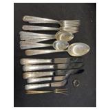 17 Pcs. Sterling Silver Flatware
