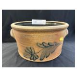 Contemporary Salt-Glazed Storage Crock