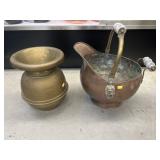 Brass Spittoon w/ Shuttle