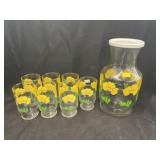 Vintage Juice PItcher Set
