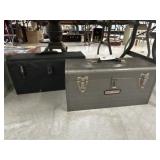 (2) Metal Toolboxes