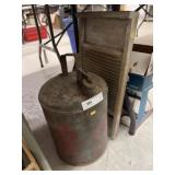 Galvanized Fuel Can