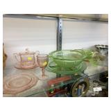 Assortment Depression Glass