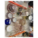Figurines, Chinaware and Tumblers