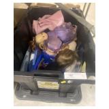 Storage Tote with Dolls