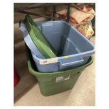 (2) Storage Totes w/ Lids