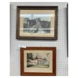 Mt Vernon & Homestead Framed Prints