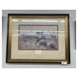 Framed Fox Hunt Print