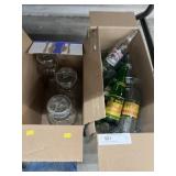 Assorted Bottles & Storage Jars