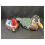 Machine-Carved Duck Decoy w/ Still Bank