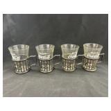 (4) Vintage Coca-Cola Syrup Glasses