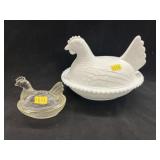 (2) Hen on Nest