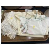 Crocheted Table Covers w/ Aprons