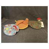 (3) Crafted Hot Pads