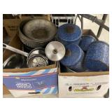 (2) Boxes of Assorted Cookware
