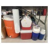 Assortment of Coolers and Lunch Boxes