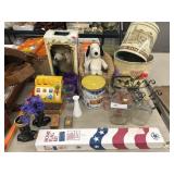 Assorted Toys, Bottles and Vases