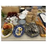 Canisters, Flatware and Tumblers