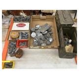Sinkers, Lead Weight and Ammo Cans
