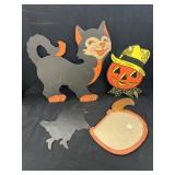 Vintage Die-Cut Halloween Decor