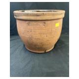 John Bell Redware Storage Crock