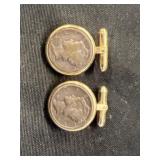 (2) Mercury Dime-Crafted Cuff Links