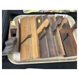 (5) Vintage Wooden Molding Planes