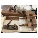 Vintage Wooden Molding & Block Planes