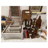 Desk Light, Candlesticks and Table Light