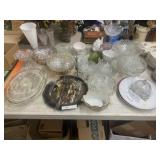 Pattern Glass and Utensils