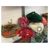 (6) Vintage Ladies Hats